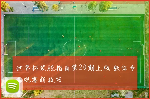 世界杯装腔指南第20期上线 教你专业观赛新技巧