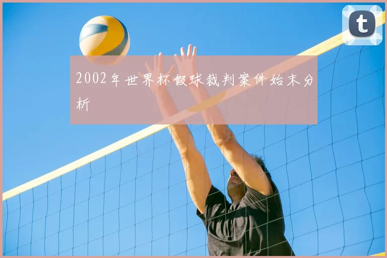 2002年世界杯假球裁判案件始末分析
