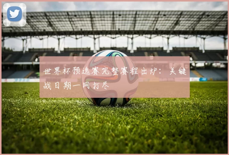世界杯预选赛完整赛程出炉:关键战日期一网打尽